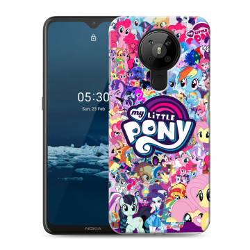 Силиконовый чехол на Nokia 5.3 с принтом My little pony Дружба чудо