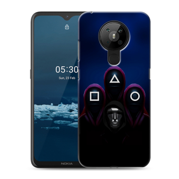 Силиконовый чехол на Nokia 5.3 с принтом Игра Кальмара