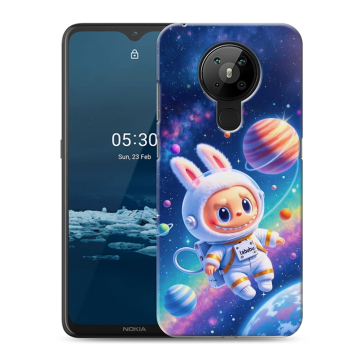 Силиконовый чехол на Nokia 5.3 с принтом Labubu Лабубу Силиконовый чехол на Nokia 5.3 с принтом Labubu Лабубу
