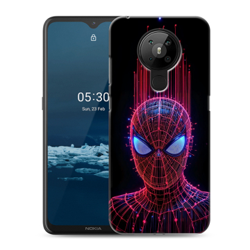Силиконовый чехол на Nokia 5.3 с принтом Spiderman Человек паук Силиконовый чехол на Nokia 5.3 с принтом Spiderman Человек паук