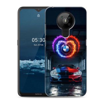 Силиконовый чехол на Nokia 5.3 с принтом BMW БМВ Силиконовый чехол на Nokia 5.3 с принтом BMW БМВ