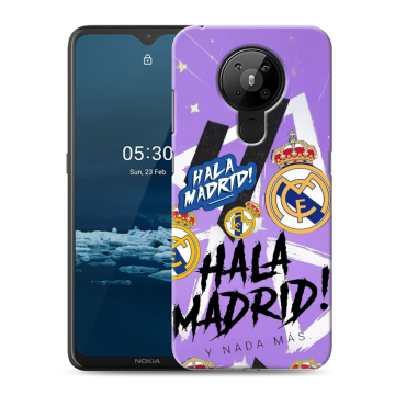 Силиконовый чехол на Nokia 5.3 с принтом Real Madrid Реал Мадрид