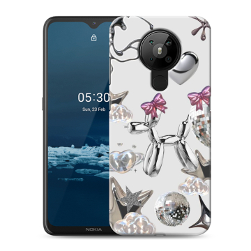 Силиконовый чехол на Nokia 5.3 с принтом Y2K Силиконовый чехол на Nokia 5.3 с принтом Y2K