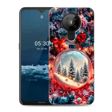 Силиконовый чехол на Nokia 5.3 с принтом Новый год
