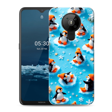 Силиконовый чехол на Nokia 5.3 с принтом Новый год