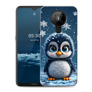 Силиконовый чехол на Nokia 5.3 с принтом Новый год