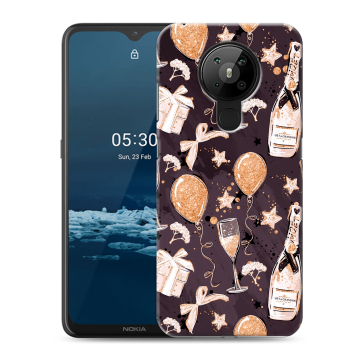 Силиконовый чехол на Nokia 5.3 с принтом Новый год