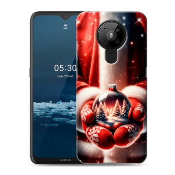 Силиконовый чехол на Nokia 5.3 с принтом Новый год