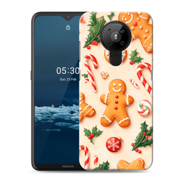 Силиконовый чехол на Nokia 5.3 с принтом Новый год