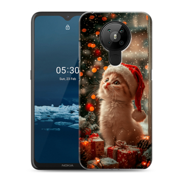 Силиконовый чехол на Nokia 5.3 с принтом Новый год