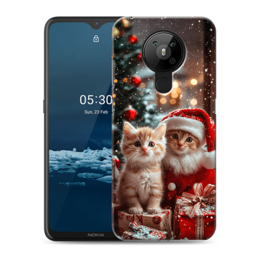 Силиконовый чехол на Nokia 5.3 с принтом Новый год