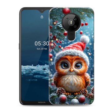 Силиконовый чехол на Nokia 5.3 с принтом Новый год