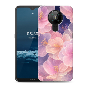 Силиконовый чехол на Nokia 5.3 с принтом женский
