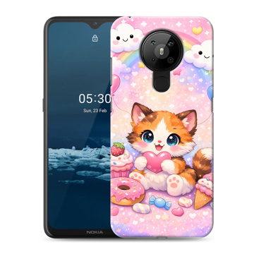 Силиконовый чехол на Nokia 5.3 с принтом для девочек