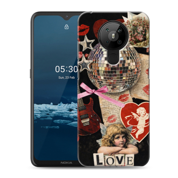 Силиконовый чехол на Nokia 5.3 с принтом для девочек