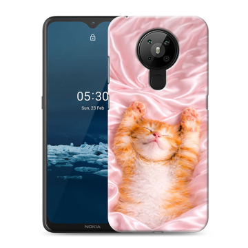 Силиконовый чехол на Nokia 5.3 с принтом женский Силиконовый чехол на Nokia 5.3 с принтом женский