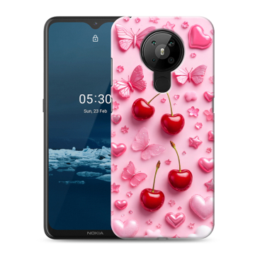 Силиконовый чехол на Nokia 5.3 с принтом для девочек