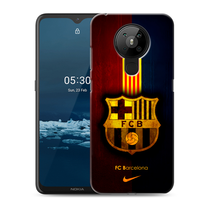 Силиконовый чехол на Nokia 5.3 с принтом Барселона Barcelona Силиконовый чехол на Nokia 5.3 с принтом Барселона Barcelona