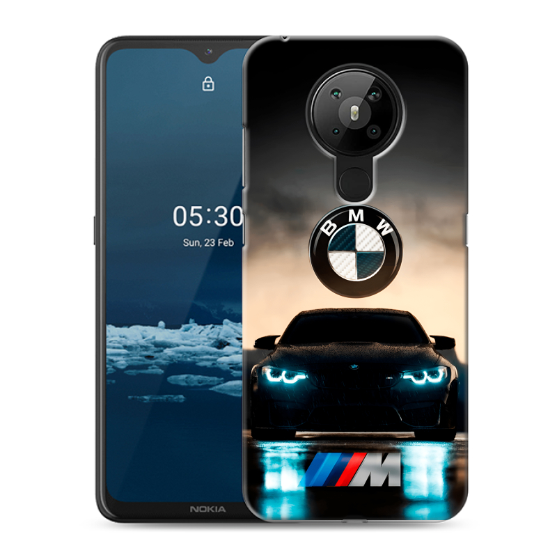 Силиконовый чехол на Nokia 5.3 с принтом БМВ BMW Силиконовый чехол на Nokia 5.3 с принтом БМВ BMW