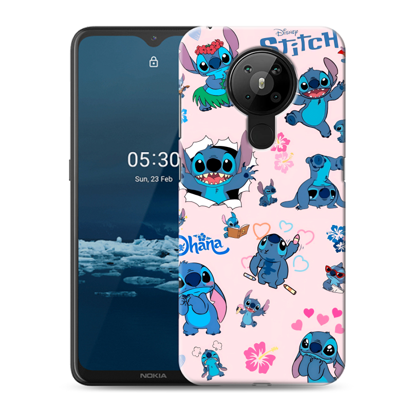 Силиконовый чехол на Nokia 5.3 с принтом Лило и Стич Силиконовый чехол на Nokia 5.3 с принтом Лило и Стич