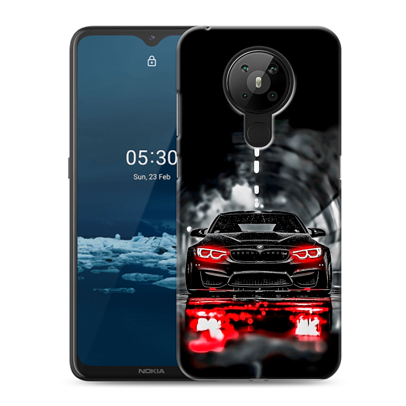 Силиконовый чехол на Nokia 5.3 с принтом BMW БМВ Силиконовый чехол на Nokia 5.3 с принтом BMW БМВ