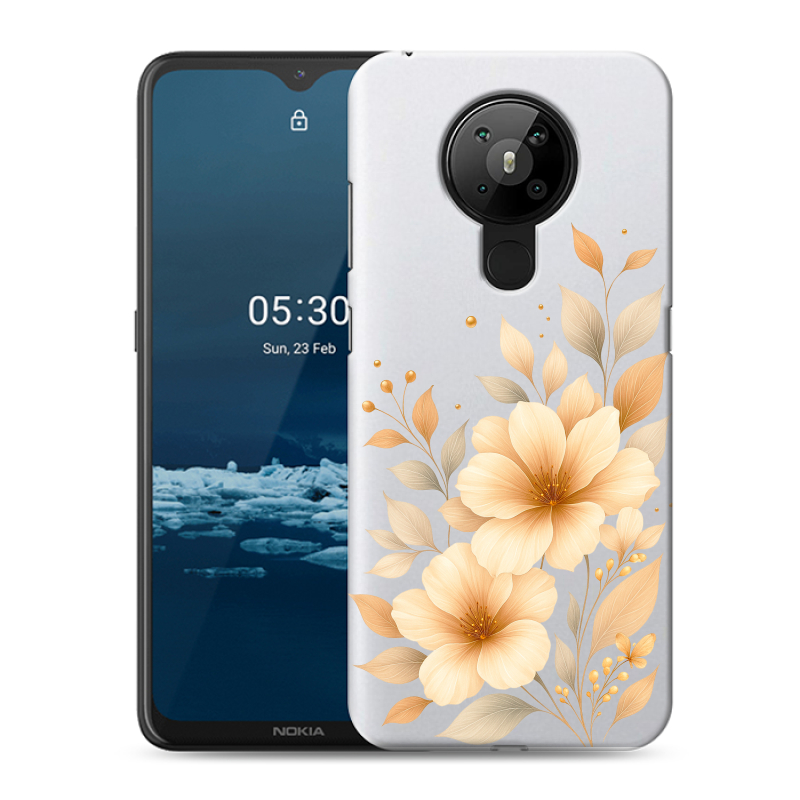 Силиконовый чехол на Nokia 5.3 с принтом для девушки Силиконовый чехол на Nokia 5.3 с принтом для девушки