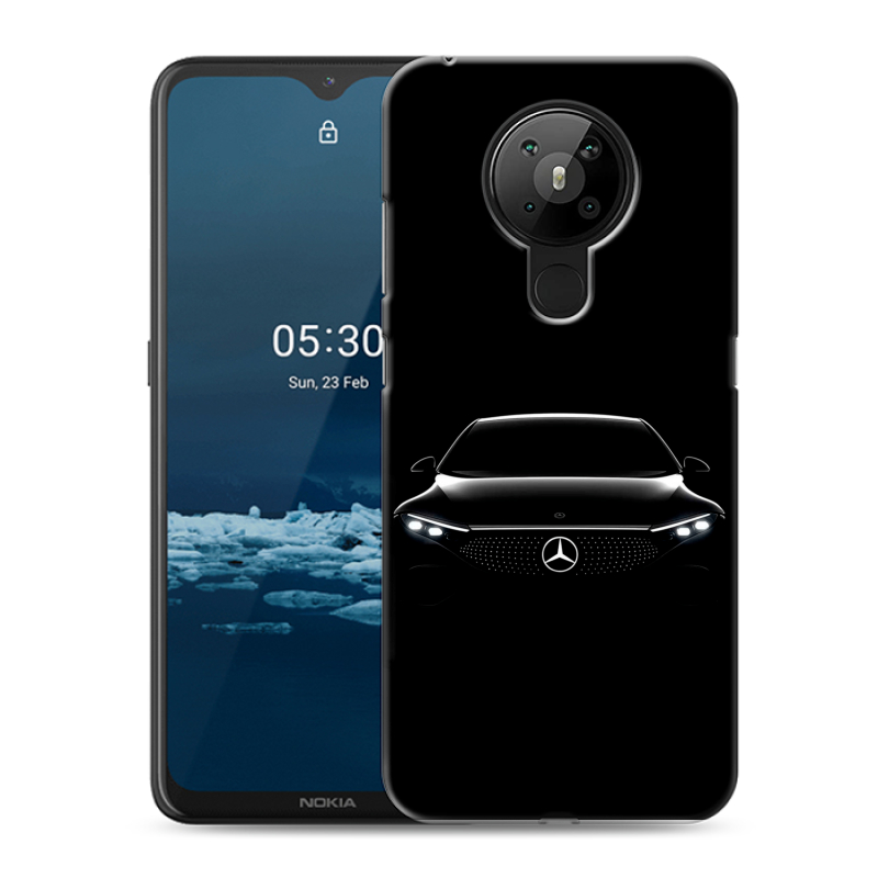 Силиконовый чехол на Nokia 5.3 с принтом Mercedes Мерседес Силиконовый чехол на Nokia 5.3 с принтом Mercedes Мерседес
