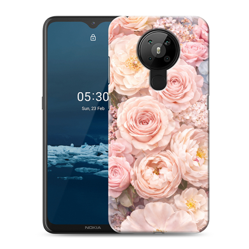 Силиконовый чехол на Nokia 5.3 с принтом женский Силиконовый чехол на Nokia 5.3 с принтом женский