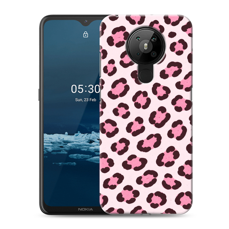 Силиконовый противоударный чехол на Nokia 5.3 с принтом для девочек Силиконовый противоударный чехол на Nokia 5.3 с принтом для девочек