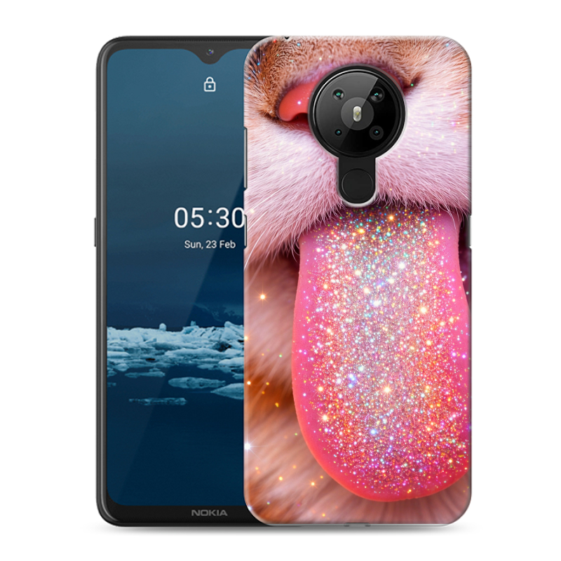 Силиконовый чехол на Nokia 5.3 с принтом для девочек Силиконовый чехол на Nokia 5.3 с принтом для девочек