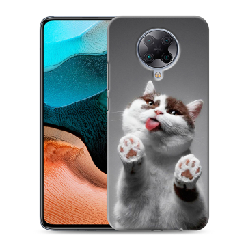 Силиконовый чехол на Xiaomi RedMi K30 Pro с принтом Коты Силиконовый чехол на Xiaomi RedMi K30 Pro с принтом Коты
