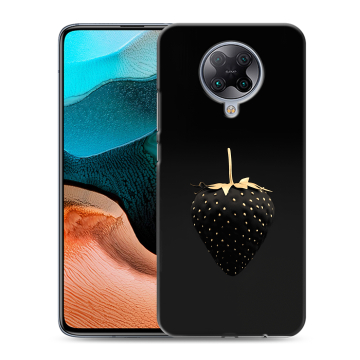 Силиконовый чехол на Xiaomi RedMi K30 Pro с принтом Черная клубника Силиконовый чехол на Xiaomi RedMi K30 Pro с принтом Черная клубника