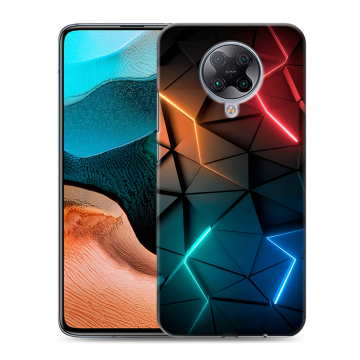 Силиконовый чехол на Xiaomi RedMi K30 Pro с принтом Абстракция неон Силиконовый чехол на Xiaomi RedMi K30 Pro с принтом Абстракция неон