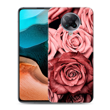 Силиконовый чехол на Xiaomi RedMi K30 Pro с принтом Цветы розы Силиконовый чехол на Xiaomi RedMi K30 Pro с принтом Цветы розы