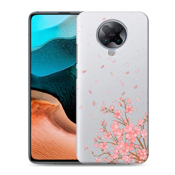 Силиконовый чехол на Xiaomi RedMi K30 Pro с принтом Ветка сакуры