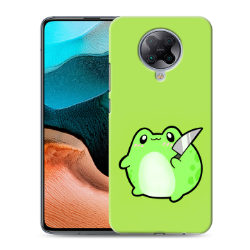Силиконовый чехол на Xiaomi RedMi K30 Pro с принтом Лягушенок
