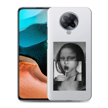 Силиконовый чехол на Xiaomi RedMi K30 Pro с принтом Мона Лиза