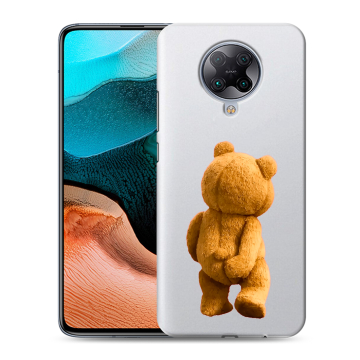 Силиконовый чехол на Xiaomi RedMi K30 Pro с принтом Медведь