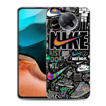 Силиконовый чехол на Xiaomi RedMi K30 Pro с принтом Найк