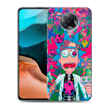Силиконовый чехол на Xiaomi RedMi K30 Pro с принтом Рик и Морти Rick Morty