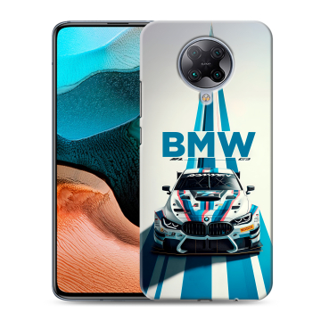 Силиконовый чехол на Xiaomi RedMi K30 Pro с принтом БМВ BMW