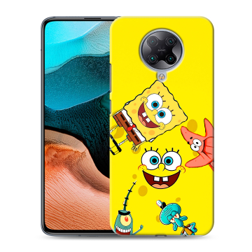 Силиконовый чехол на Xiaomi RedMi K30 Pro с принтом Спанч боб Спанчбоб Силиконовый чехол на Xiaomi RedMi K30 Pro с принтом Спанч боб Спанчбоб