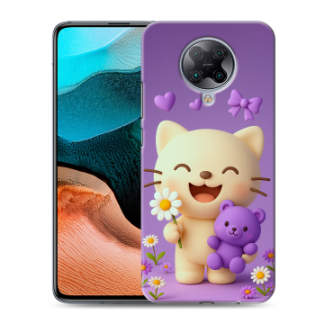 Силиконовый чехол на Xiaomi RedMi K30 Pro с принтом для девочек