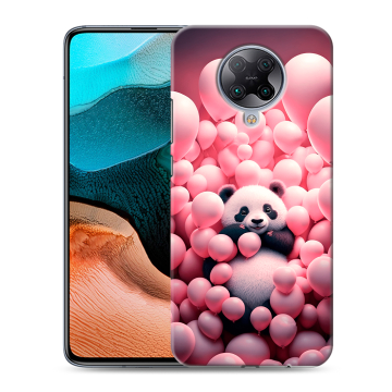 Силиконовый чехол на Xiaomi RedMi K30 Pro с принтом Панда Силиконовый чехол на Xiaomi RedMi K30 Pro с принтом Панда