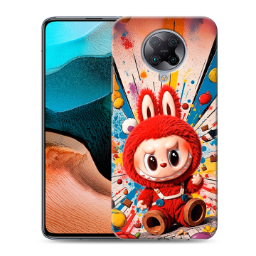 Силиконовый чехол на Xiaomi RedMi K30 Pro с принтом Labubu Лабубу