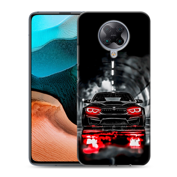Силиконовый чехол на Xiaomi RedMi K30 Pro с принтом BMW БМВ