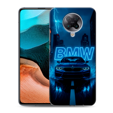 Силиконовый чехол на Xiaomi RedMi K30 Pro с принтом BMW БМВ
