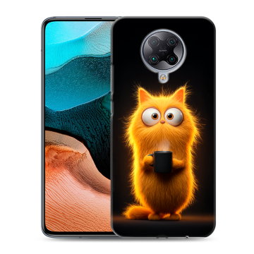 Силиконовый чехол на Xiaomi RedMi K30 Pro с принтом Смешной кот