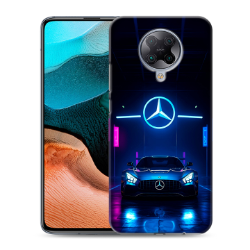Силиконовый чехол на Xiaomi RedMi K30 Pro с принтом Mercedes Мерседес