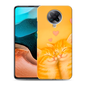 Силиконовый чехол на Xiaomi RedMi K30 Pro с принтом Милые котята